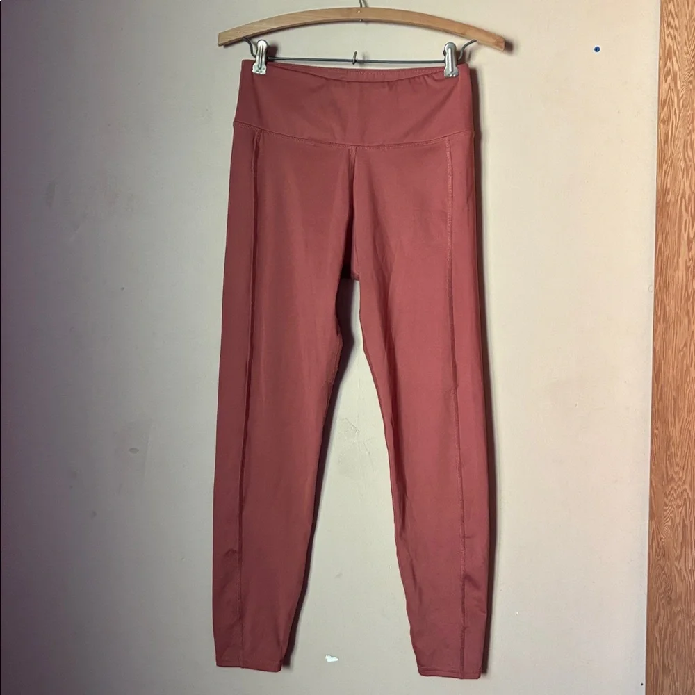 Madewell MWL Flex High-rise 25” Leggings in Weathered Brick, M - Picture 4 of 8